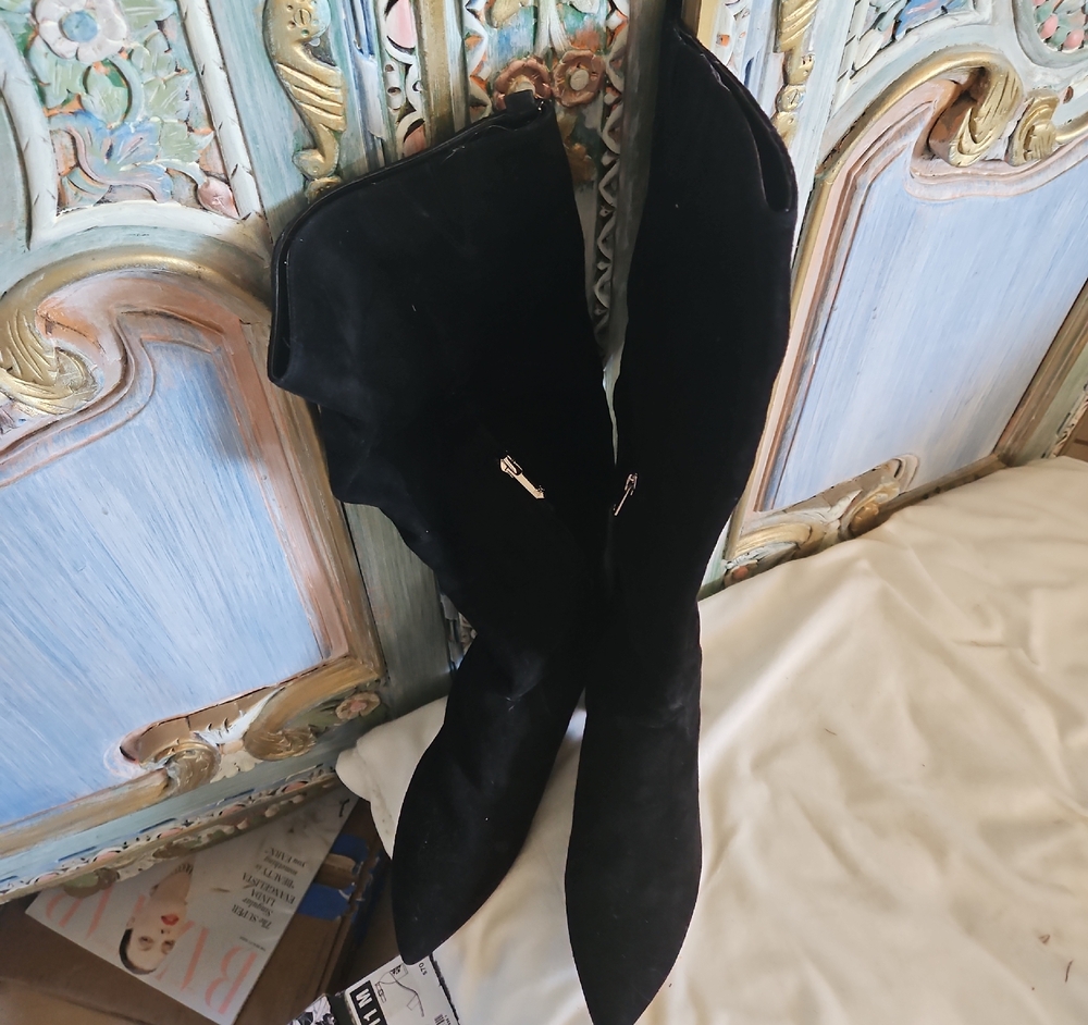 Sam Edelman Black Heeled Boots